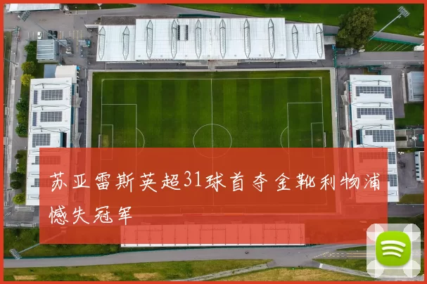 苏亚雷斯英超31球首夺金靴利物浦憾失冠军